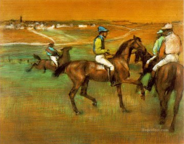 Edgar Degas Painting - race horses 1888 Edgar Degas